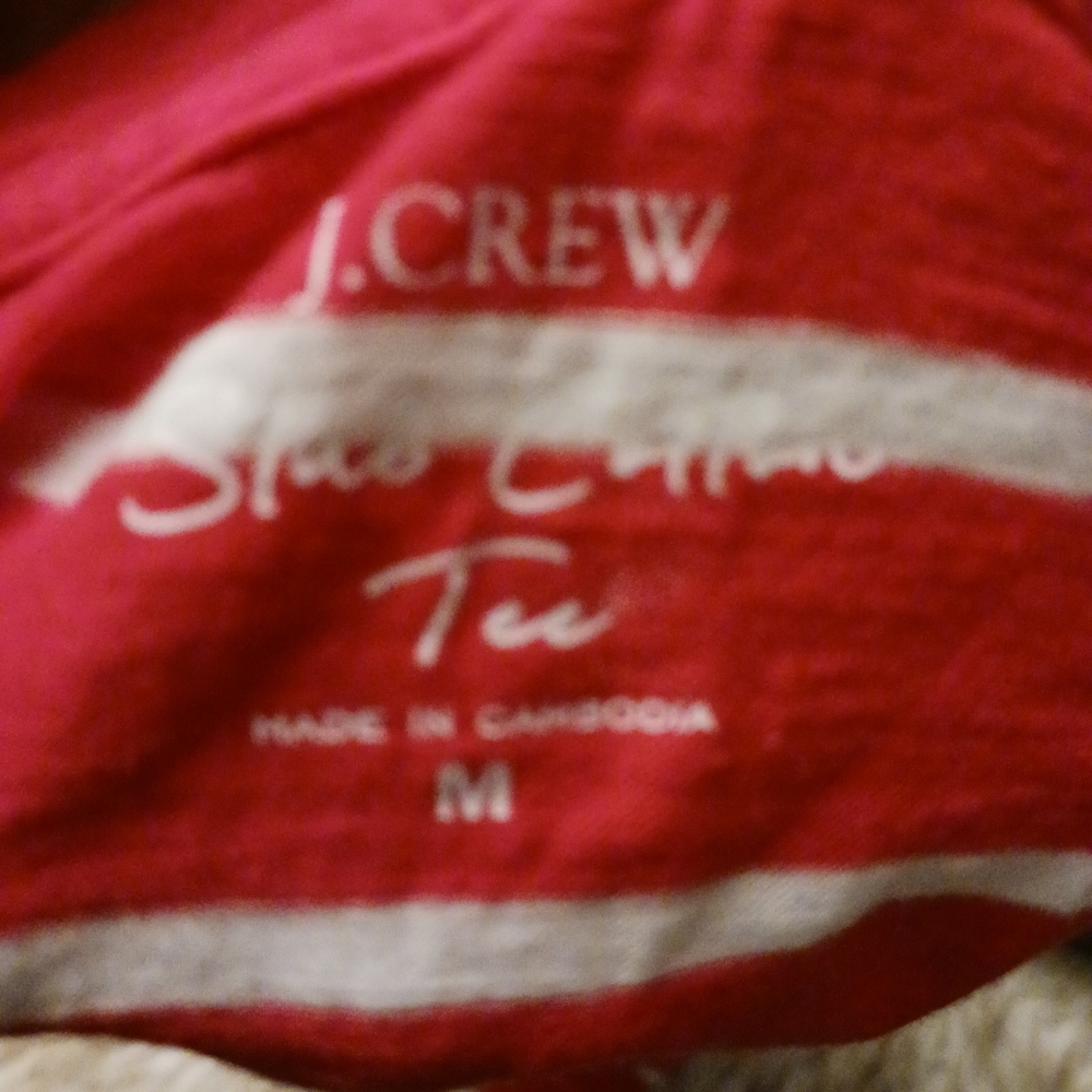 J. Crew Red & white striped shirt ** Bundle 5/$15 - Picture 3 of 3